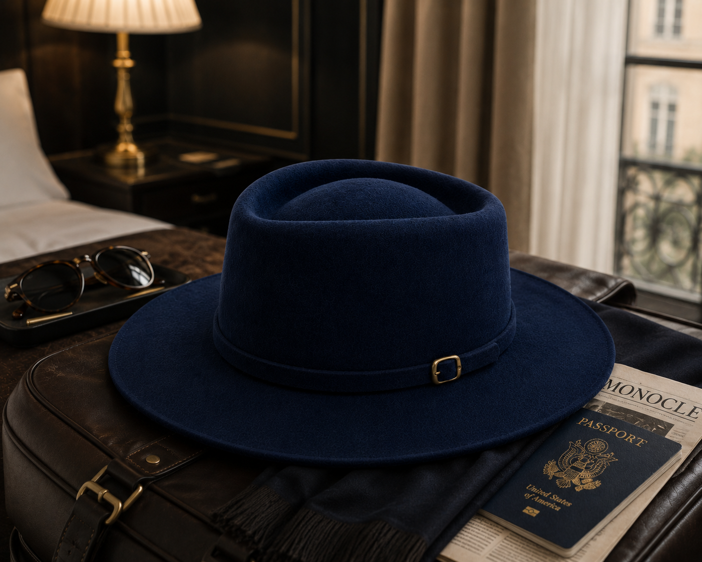 Aurel Felt Dark Blue